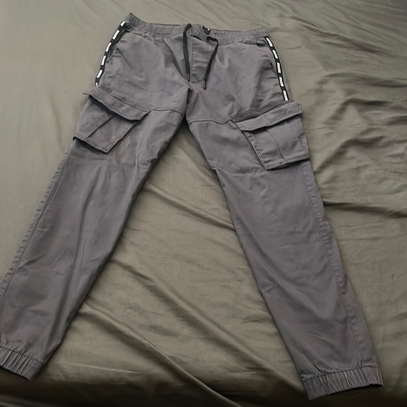 Hollister Mens Medium Gray Cargo Pants 